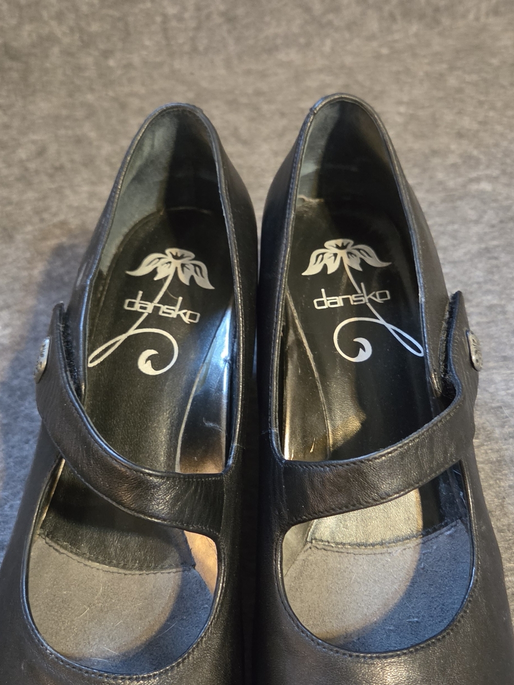 Dansko ladies Betty Leather Mary Jane Pumps 40 EUR black heels 9 US - Picture 5 of 7